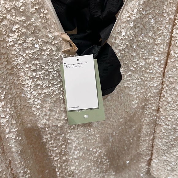 Hm sequined tie bow dress - Picture 15 of 17